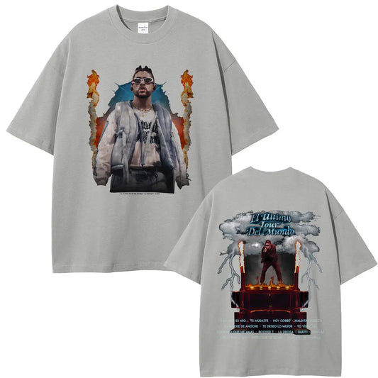 Bad Bunny El Último Tour Del Mundo T-Shirt – Gray