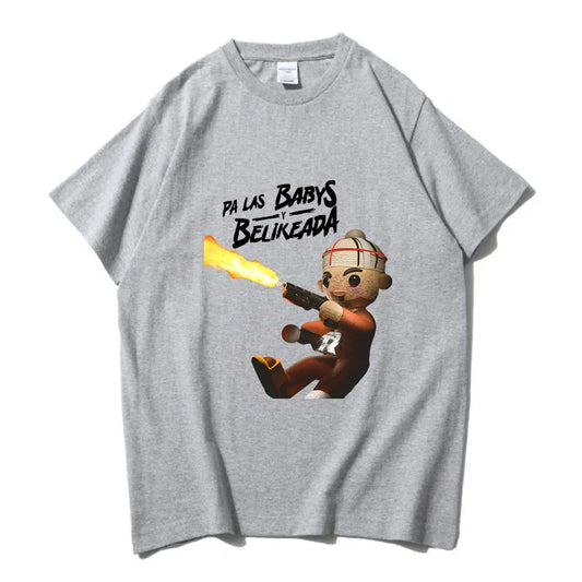 Fuerza Regida “Pa Las Babys y Belikeada” Tour T-Shirt (Gray)