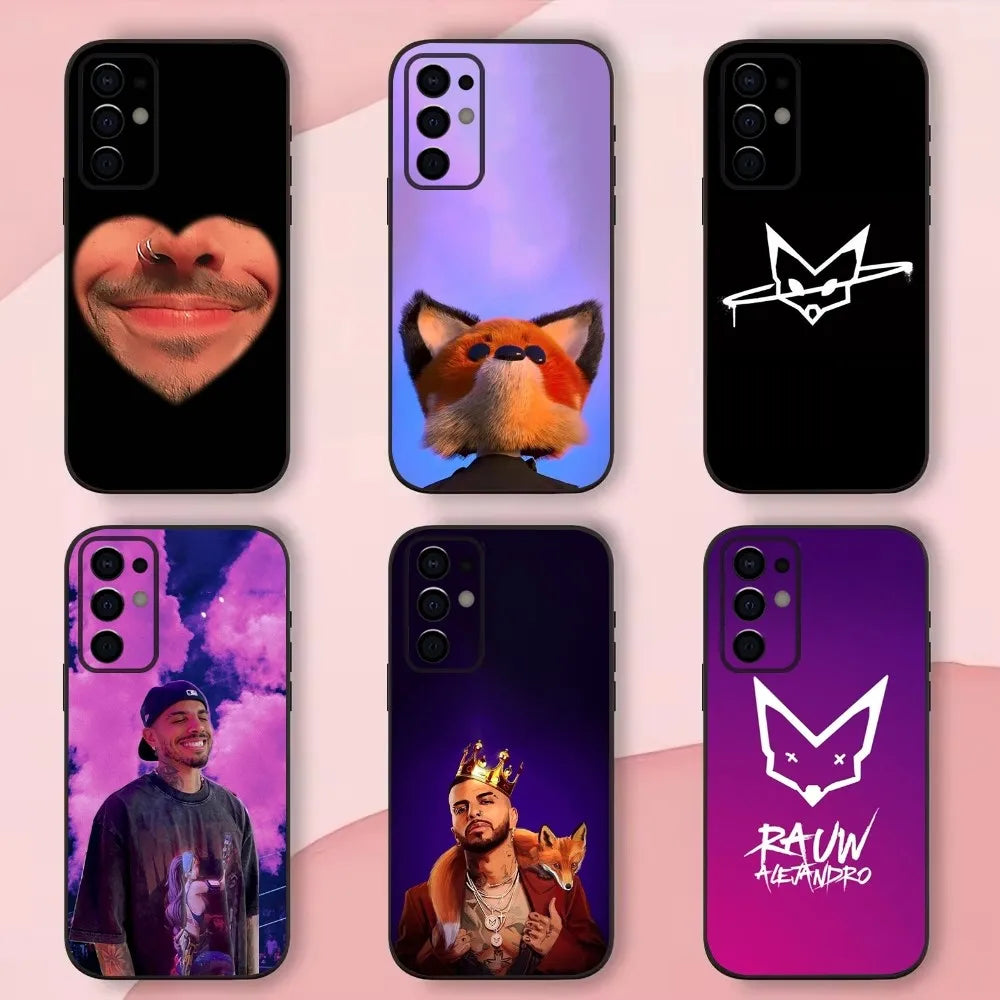 Rauw Alejandro Rapper Phone Case for Samsung (Purple Gradient)