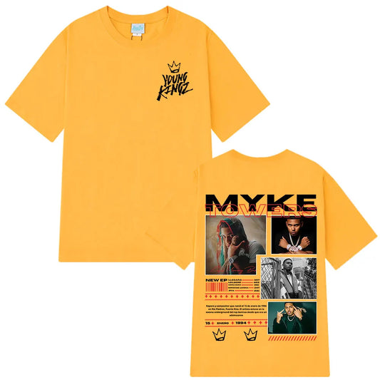 Yellow Myke Towers Young Kingz T-Shirt