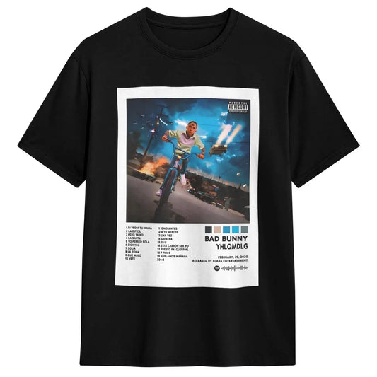 Bad Bunny YHLQMDLG T-Shirt – Black