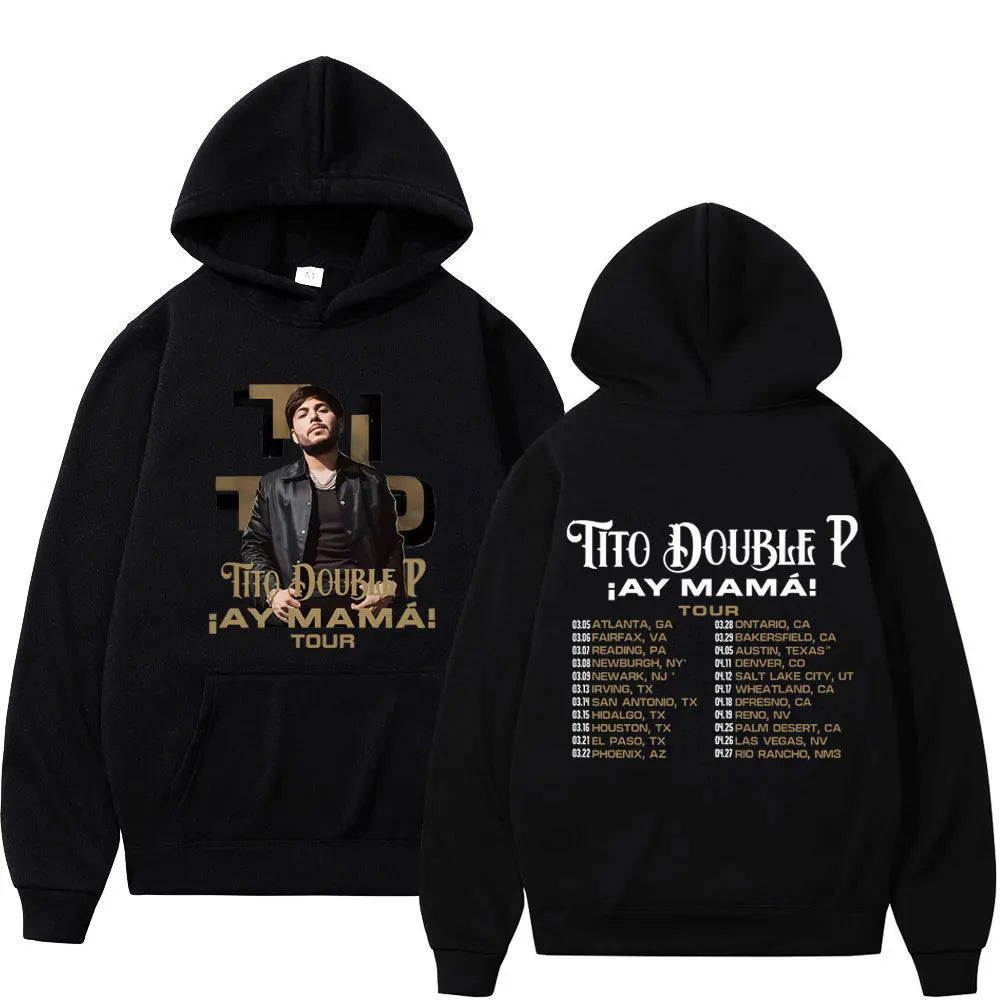 Tito Double P Ay Mamá Tour Hoodie – Black