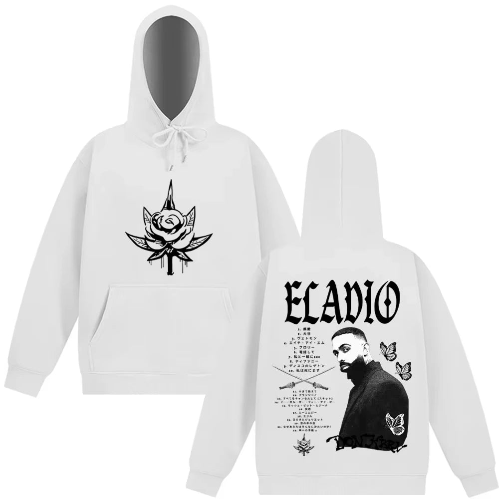 Eladio Carrión DON KBRN White Hoodie