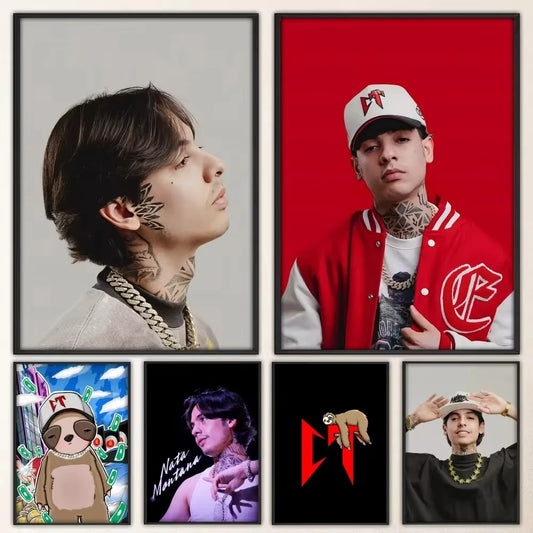 Natanael Cano Poster – Sloth Cartoon Money