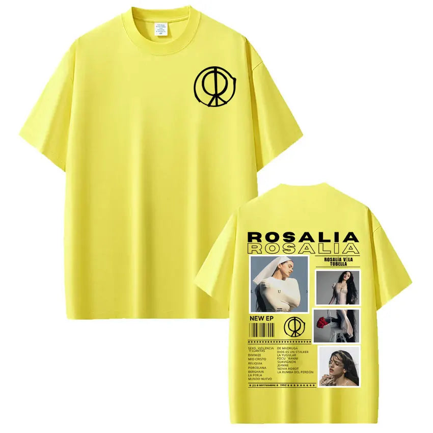 Rosalía LUX Album Tour 2025 T-Shirt – Yellow