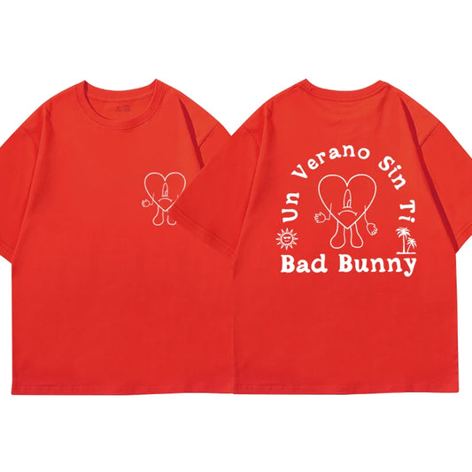 Bad Bunny Un Verano Sin Ti T-Shirt – Red
