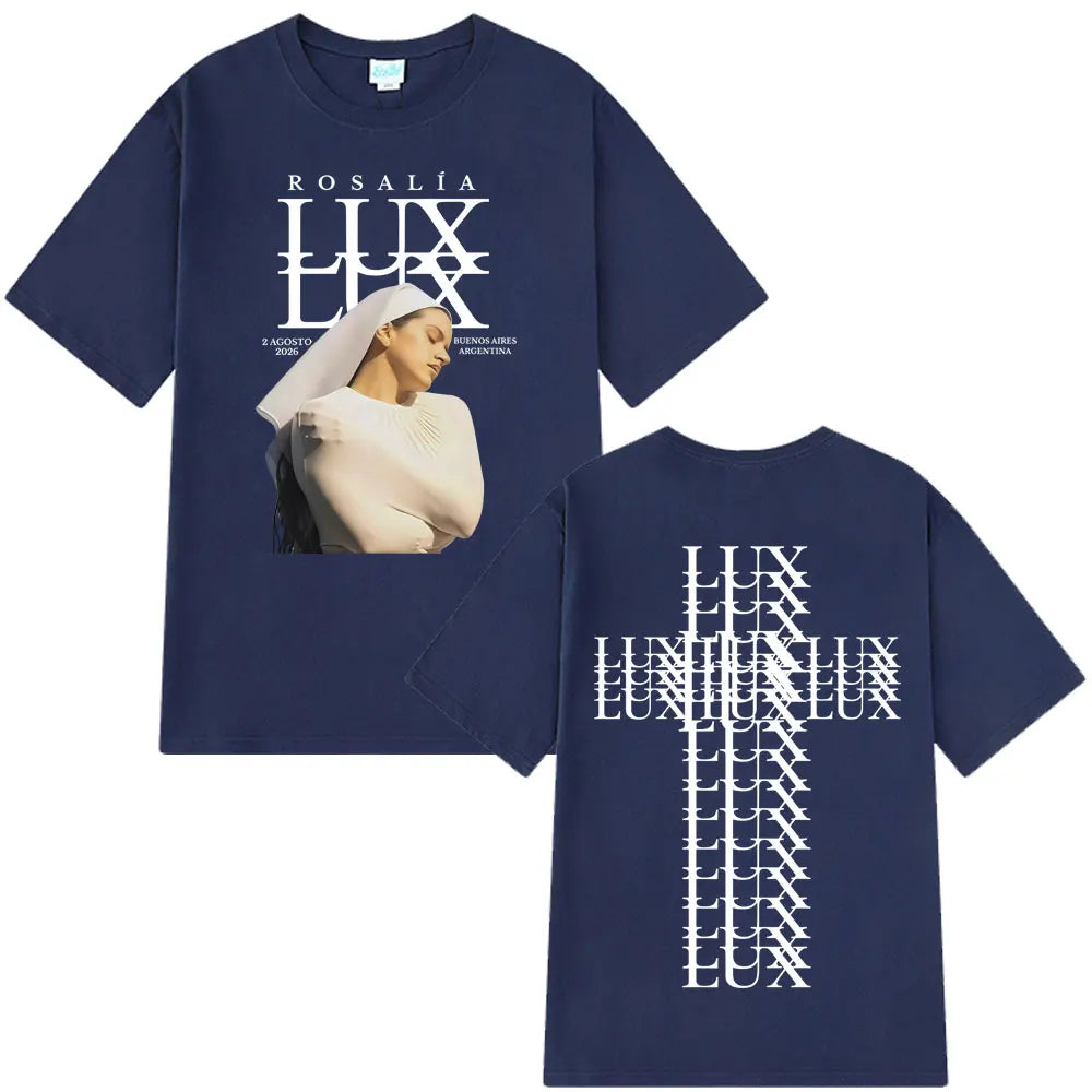 Rosalía LUX 2026 Tour T-Shirt – Navy Blue