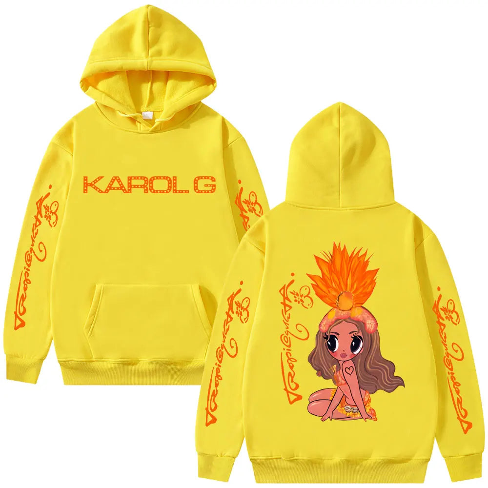 Karol G Tropicoqueta Hoodie – Blue