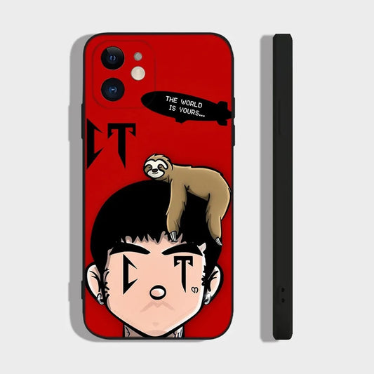 Natanael Cano iPhone Case – Red “The World is Yours”