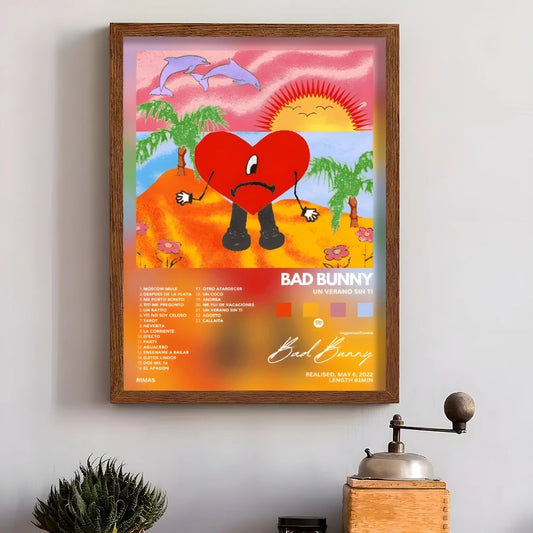 Bad Bunny “Un Verano Sin Ti” Album Poster Print