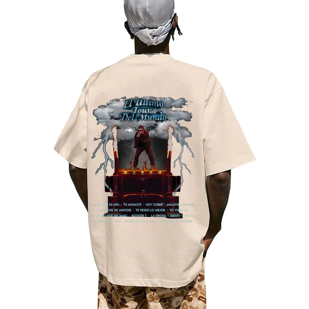 Bad Bunny El Último Tour Del Mundo T-Shirt – Red