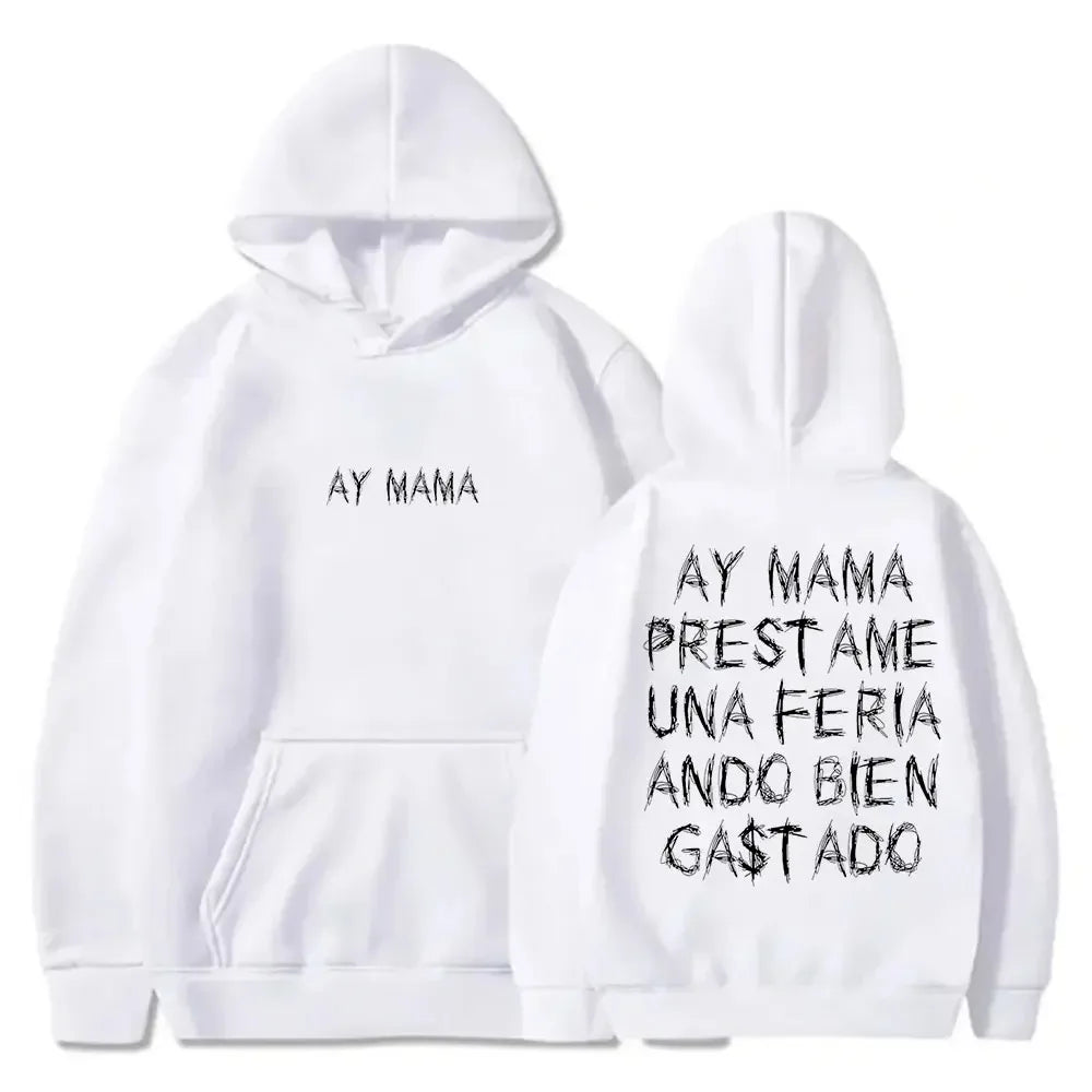 Tito Double P “Ay Mama” White Hoodie