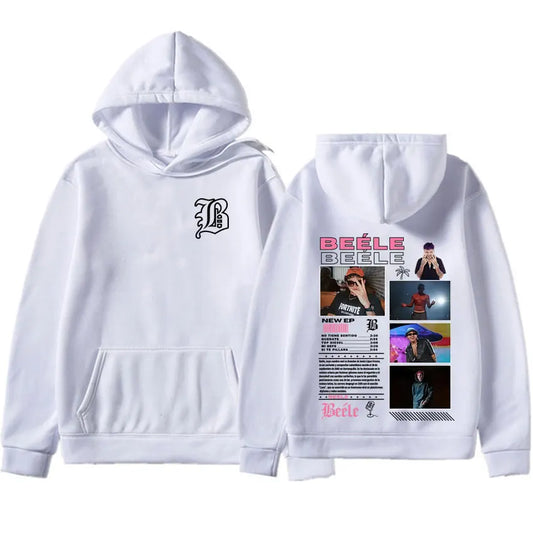 Beéle Borondo Hoodie – White