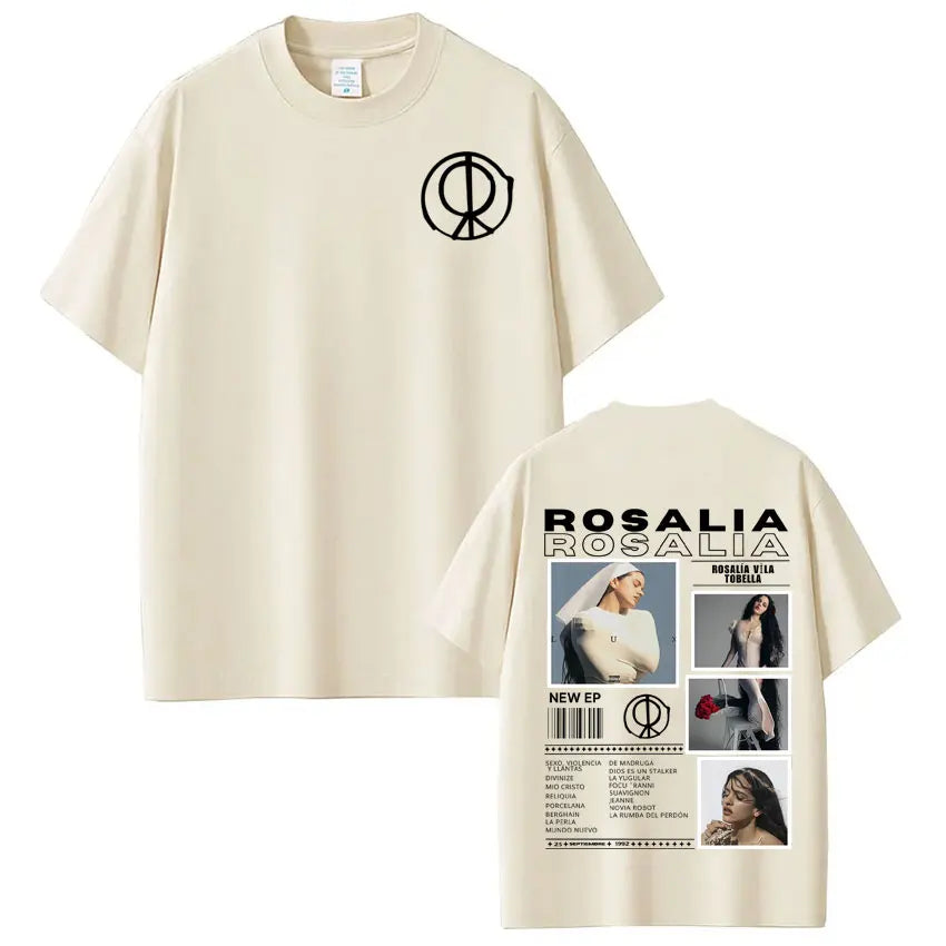 Rosalía LUX Album Tour 2025 T-Shirt – Beige