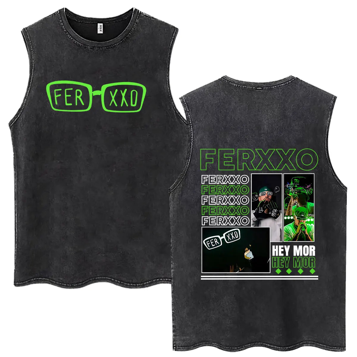 Feid EL GREEN PRINT: La Saga FEID VS FERXXO Tour 2026 Tank Top