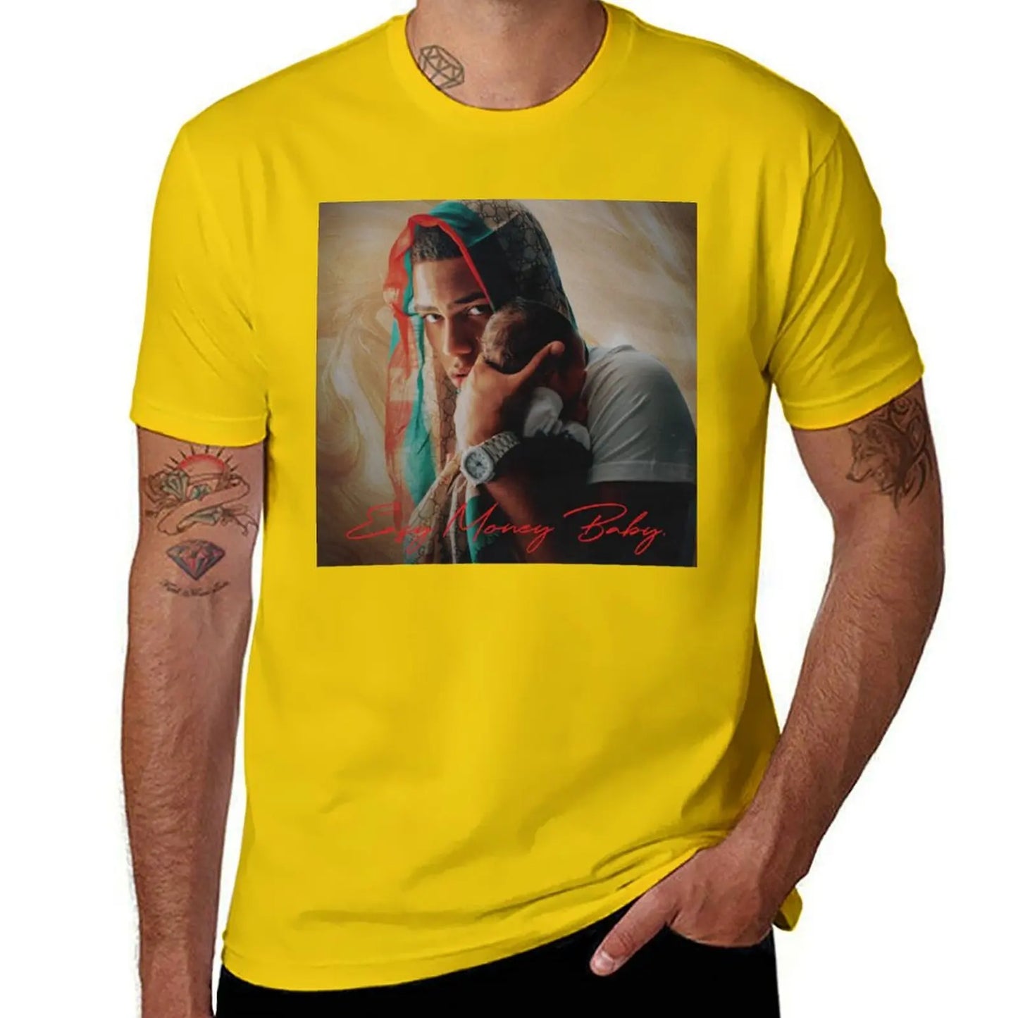 Myke Towers Easy Money Baby T-Shirt – Yellow