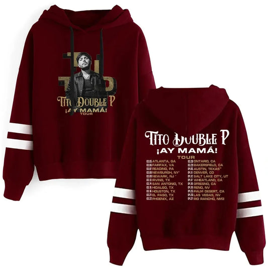 Tito Double P ¡Ay Mamá! Tour Hoodie Red