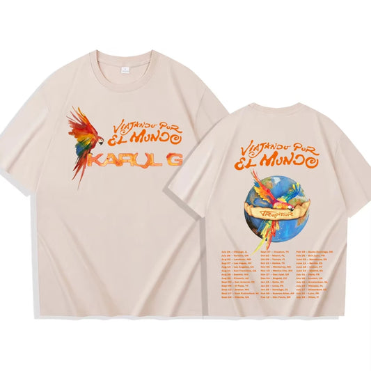 Karol G Tropitour 2026 T-Shirt - Beige