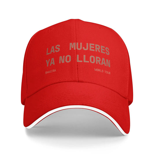 Shakira Las Mujeres Ya No Lloran World Tour Baseball Cap (Red)