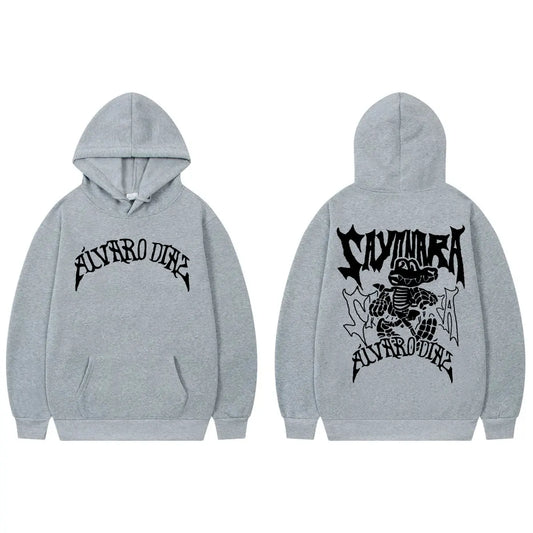 Alvaro Diaz Double Sided Hoodie – Gray