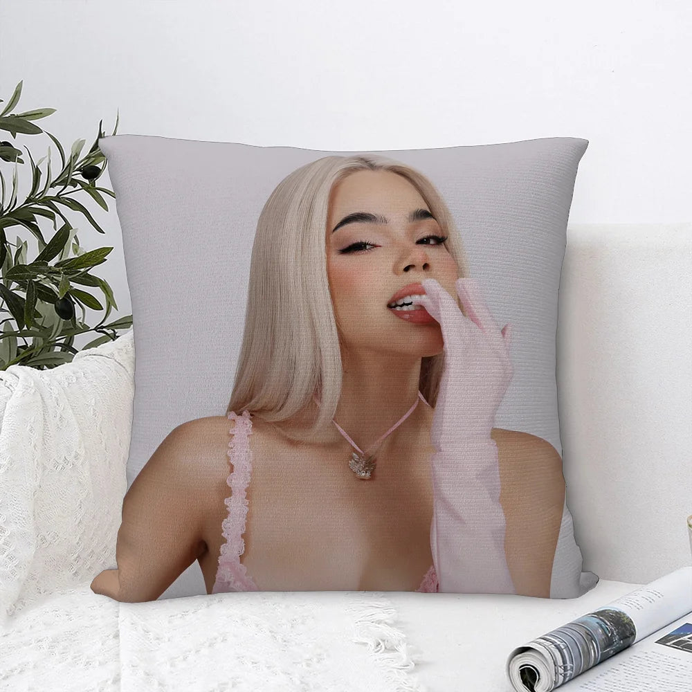 Kenia OS Soft Pink Glam Throw Pillow