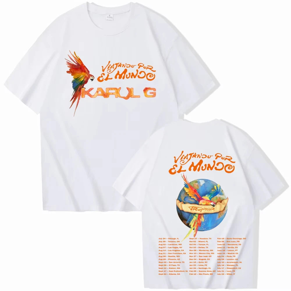 Karol G Tropitour 2026 T-Shirt - White
