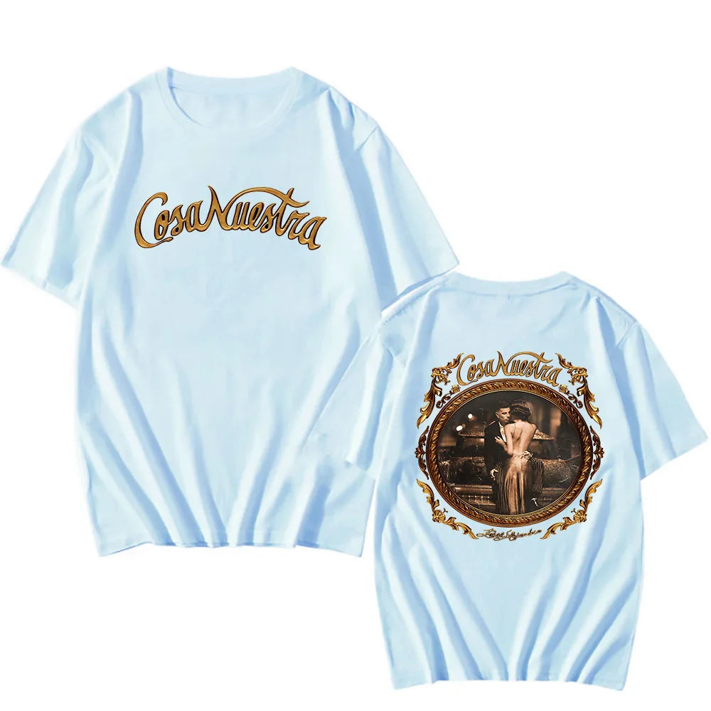 Rauw Alejandro T-Shirt – Cosa Nuestra Light Blue