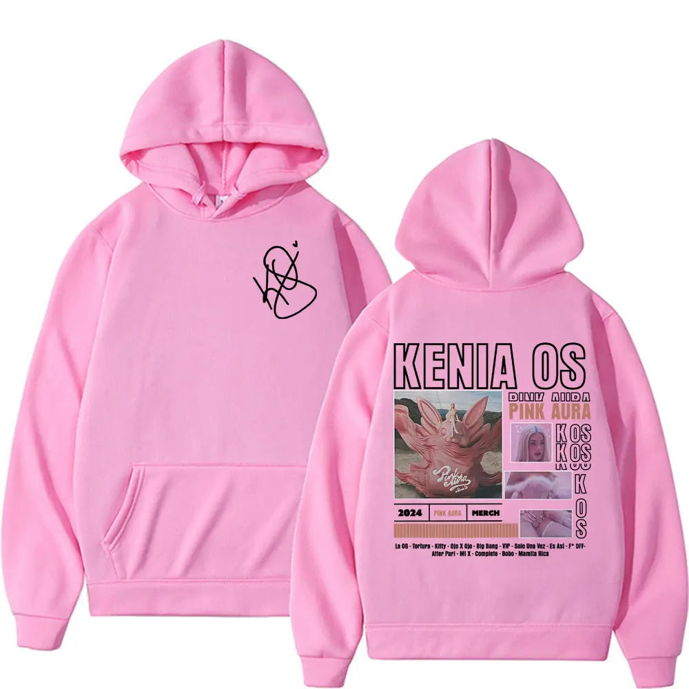 Kenia OS Pink Aura Album Tour Hoodie – Pink