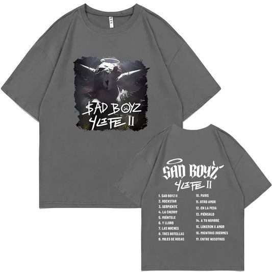 Junior H Sad Boyz 4 Life II T-Shirt – Dark Grey