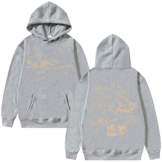 Eladio Carrion Sol Maria hoodie - gray