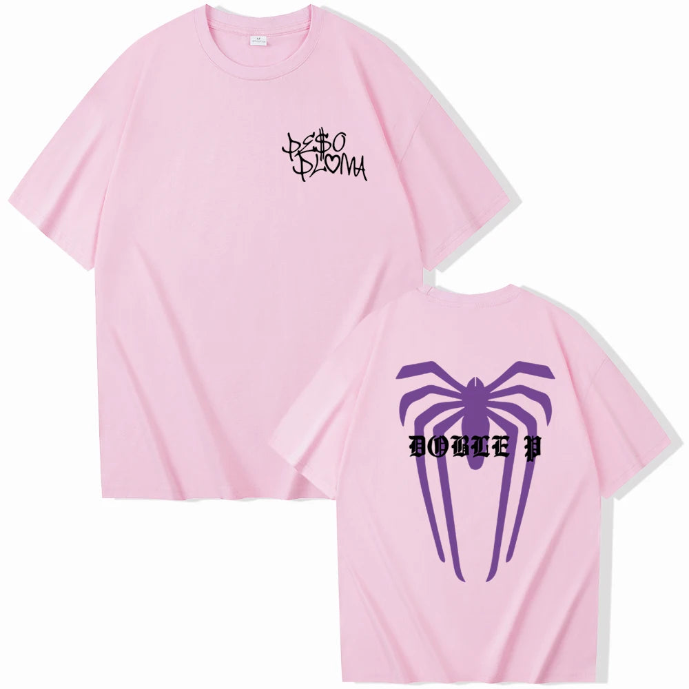 Peso Pluma “Doble P” T-Shirt – Burgundy