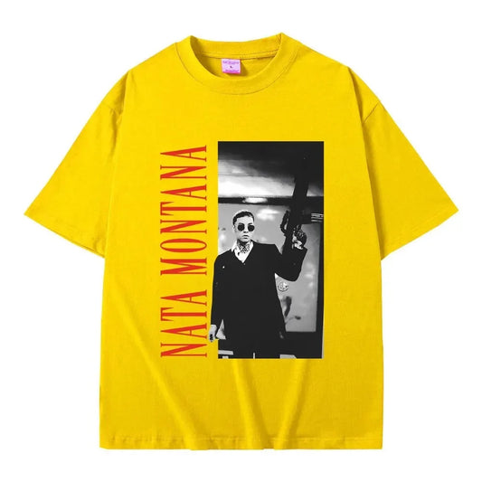 Natanael Cano Nata Montana T-Shirt – Yellow
