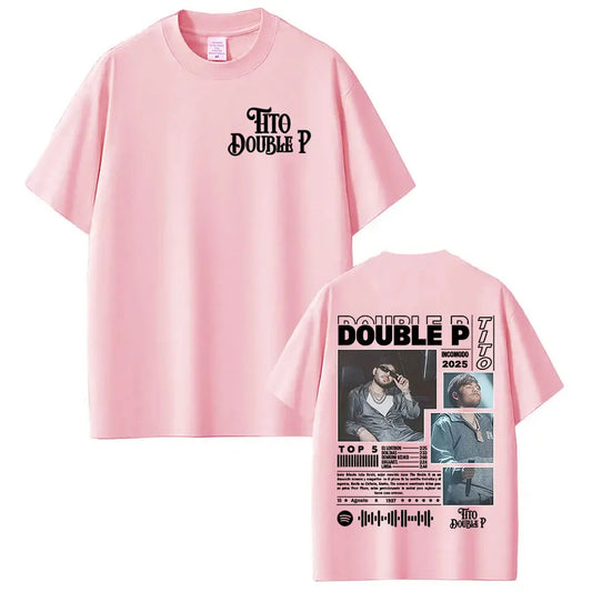 Tito Double P Incomodo Tour 2025 Pink T-Shirt