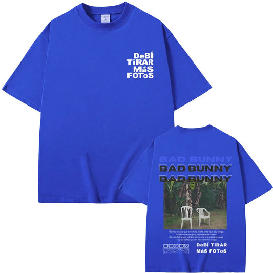 Bad Bunny "DeBí Tirar Más Fotos" Blue T-Shirt