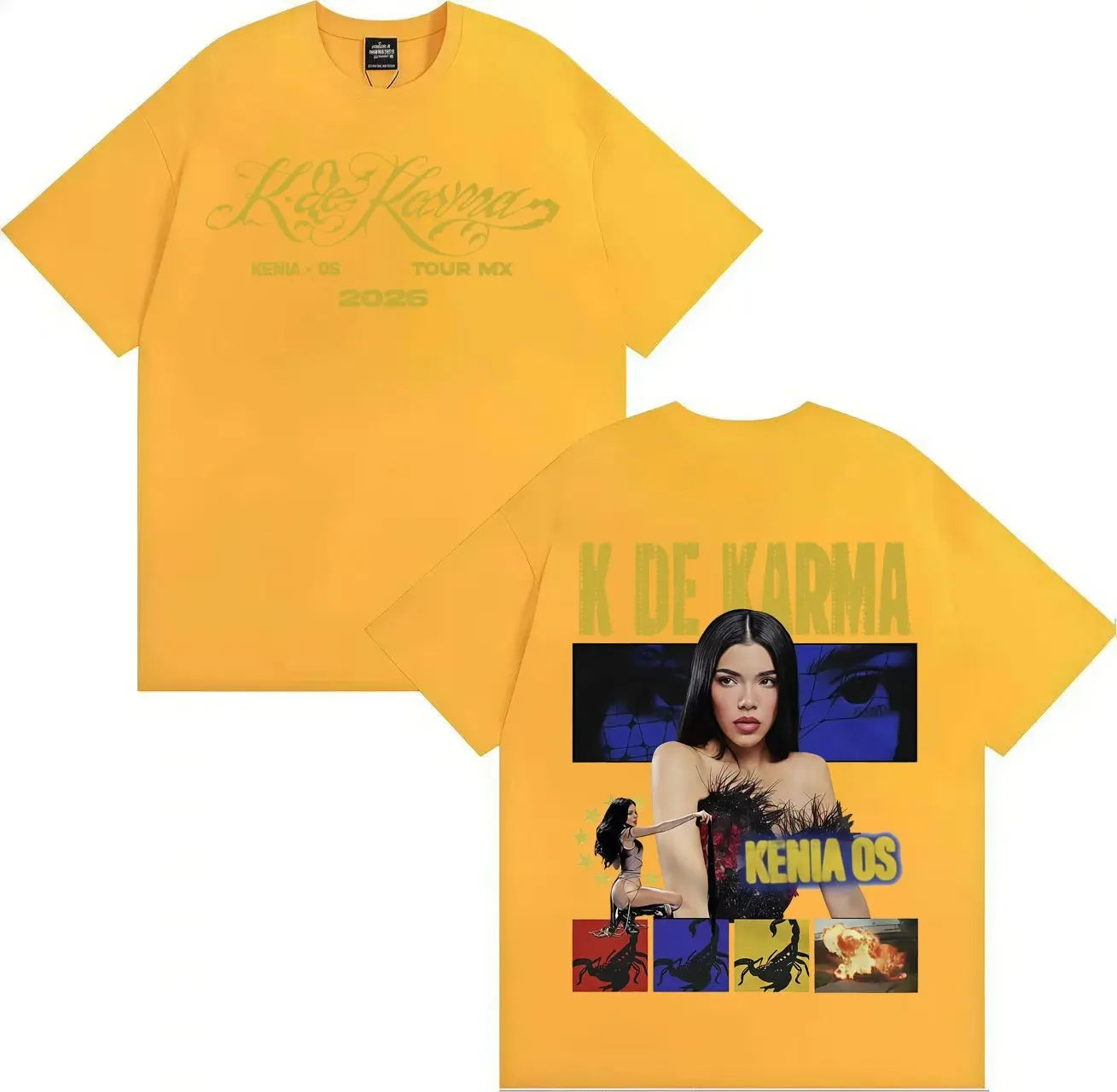 Kenia OS K de Karma Album T-Shirt - Yellow