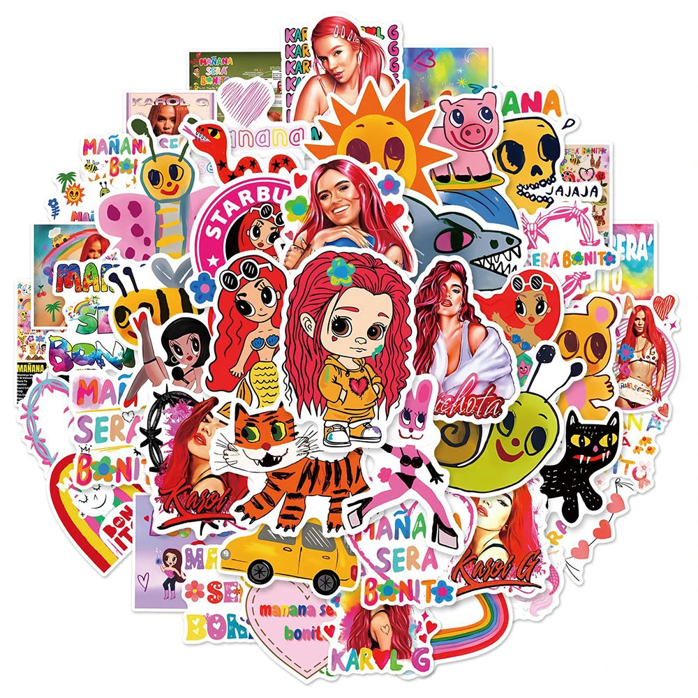 Karol G Stickers – Mañana Será Bonito (10 PCS)