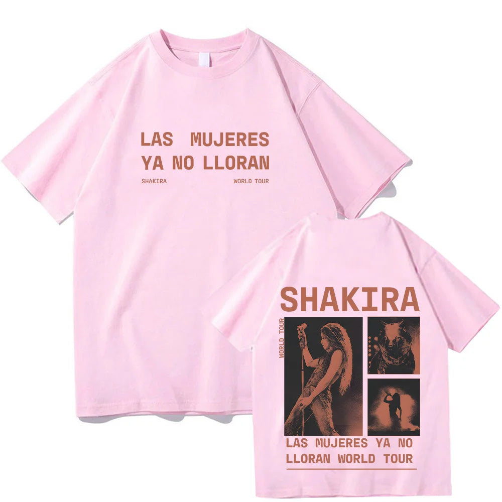 Shakira “Las Mujeres Ya No Lloran” World Tour T-Shirt (Pink)