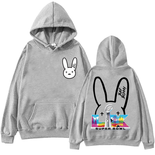 Bad Bunny Bowl 2026 Halftime Show hoodie - gray