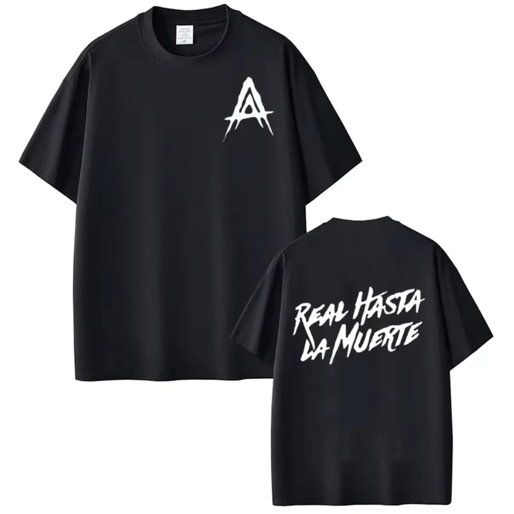 Anuel AA “Real Hasta La Muerte” T-Shirt – Black