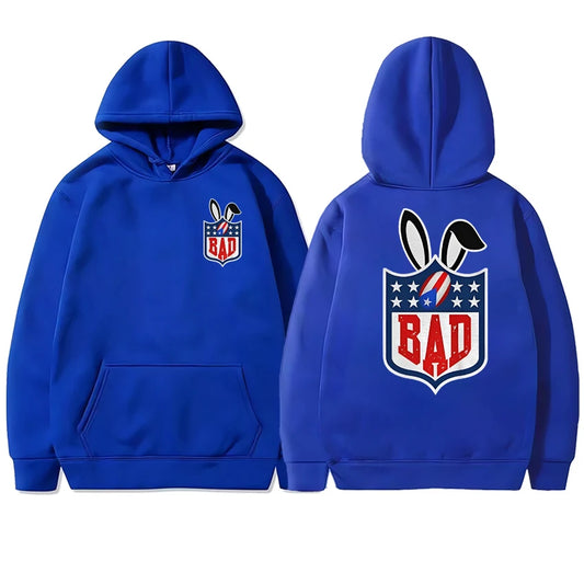 Bad Bunny Super Bowl LX Hoodie – Blue