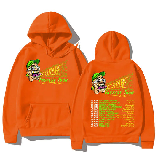 Feid “Europe Fastest Tour” Hoodie – Orange