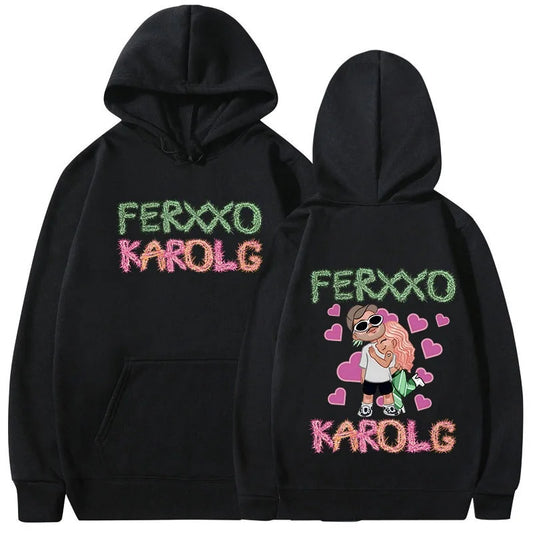 Karol G x Feid “Ferxxo” Hoodie – Black