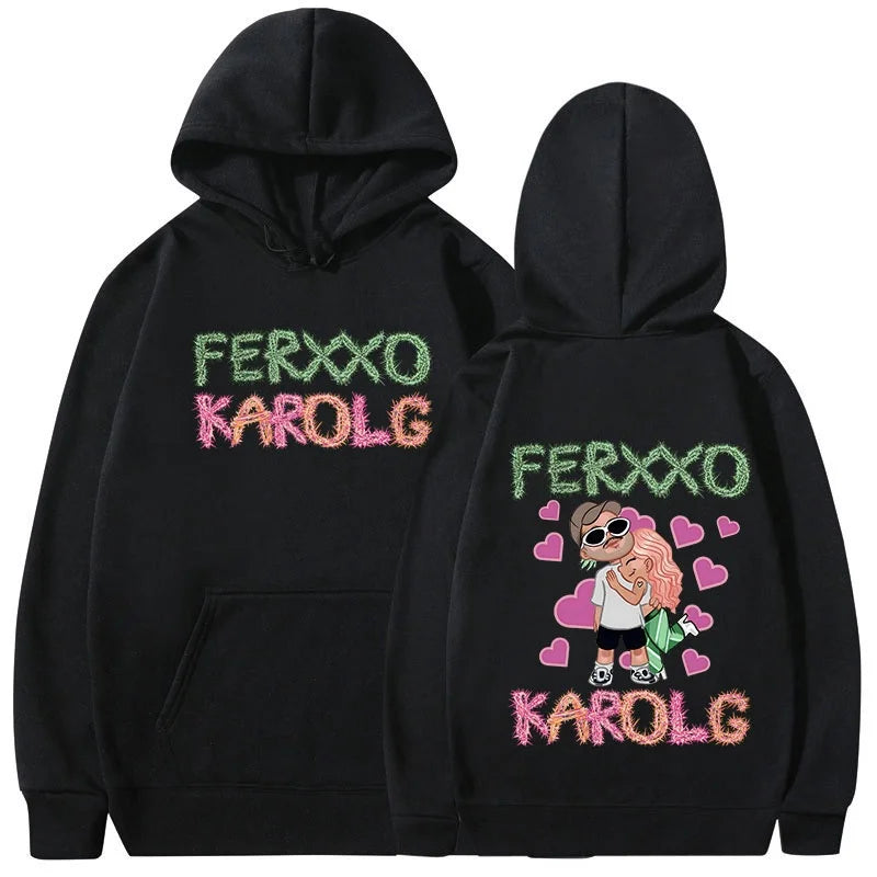 Karol G x Feid “Ferxxo” Hoodie – Navy Blue