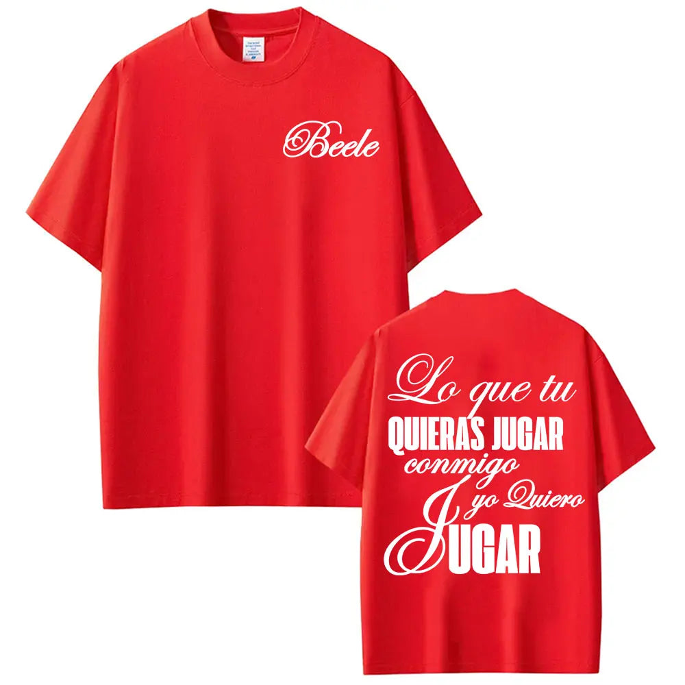 Beéle “Lo Que Tú Quieras Jugar” T-Shirt – Pink