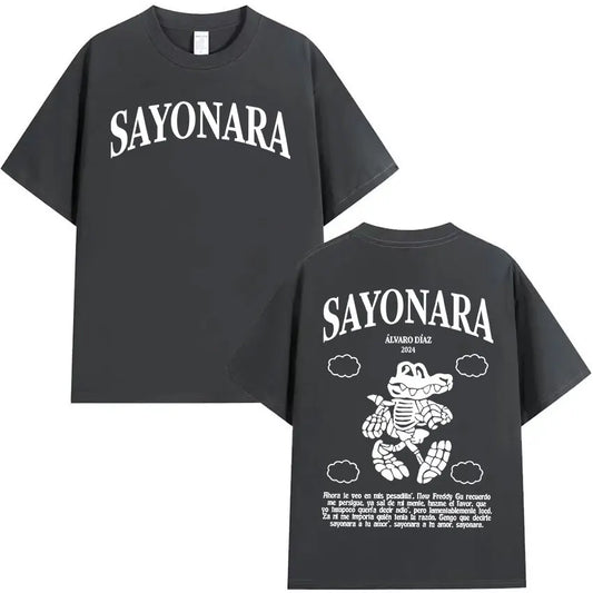 Alvaro Diaz Sayonara Tour 2025 T-Shirt – Dark Grey