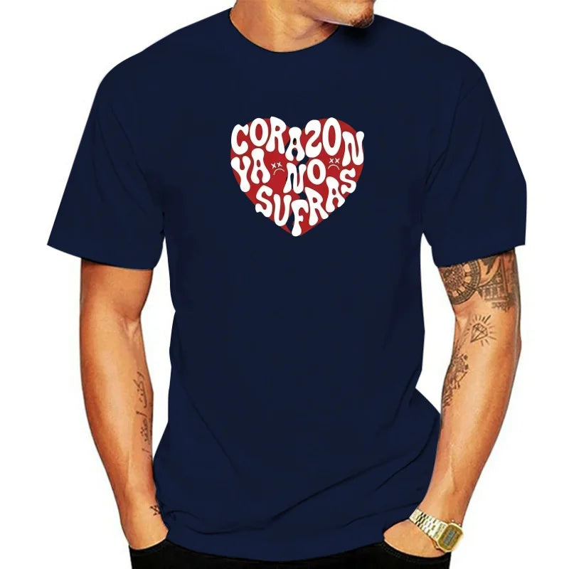 Junior H Corazón Ya No Sufras T-Shirt – Pink
