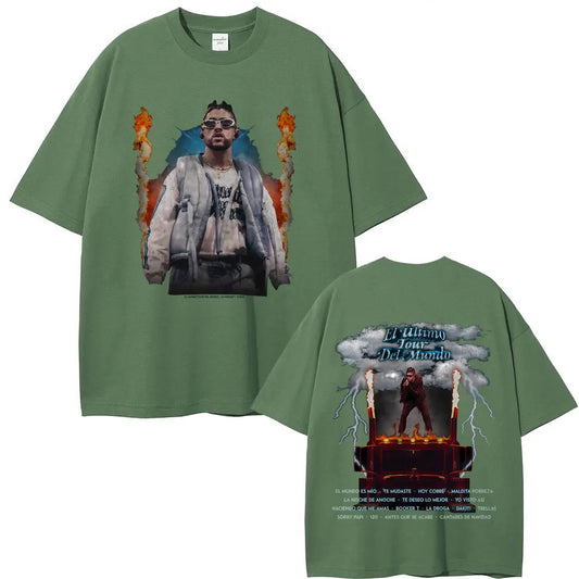 Bad Bunny El Último Tour Del Mundo T-Shirt – Green