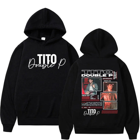 Tito Double P Ay Mamá Hoodie – Black
