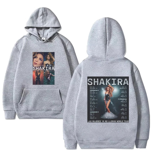 Shakira Hoodie – “Las Mujeres Ya No Lloran” World Tour Gray