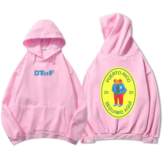 Pink DTMF Hoodie – Bad Bunny Debí Tirar Más Fotos 2025